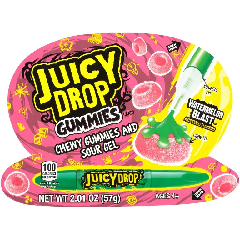 Juicydrop gummies watermelon blast