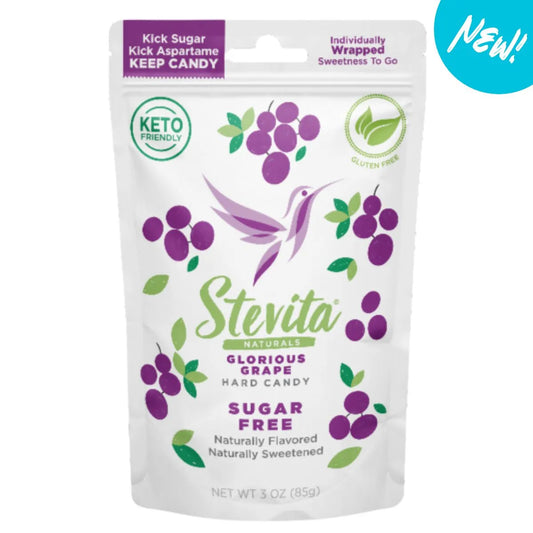 Stevita grape hard candy
