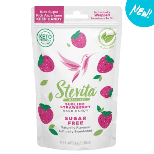 Stevita strawberry hard candy