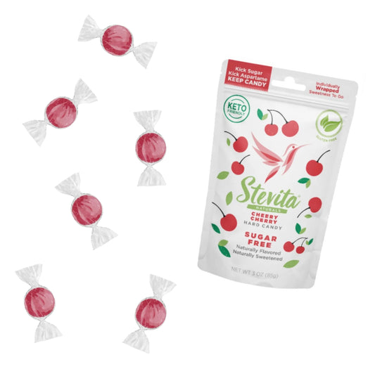 Stevita cherry hard candy 6pc