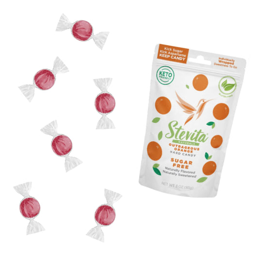 Stevita orange hard candy 6pc