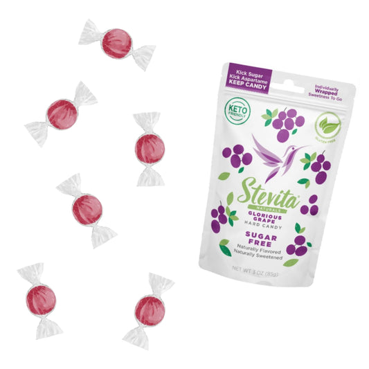 Stevita grape hard candy 6pc