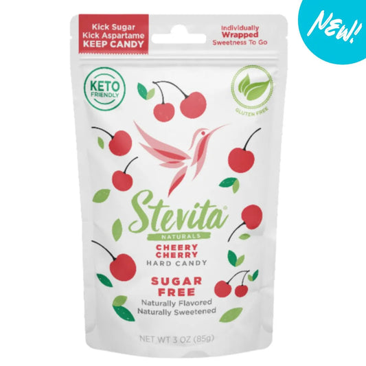 Stevita cherry hard candy