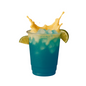 Dirty soda blue mountain