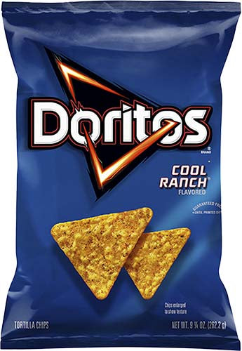 Doritos cool ranch mini chip bag