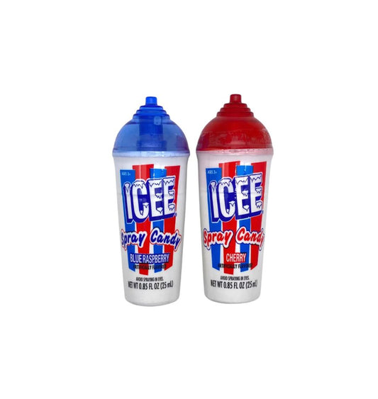 Ice sour spray candy