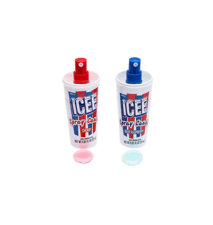 Ice sour spray candy